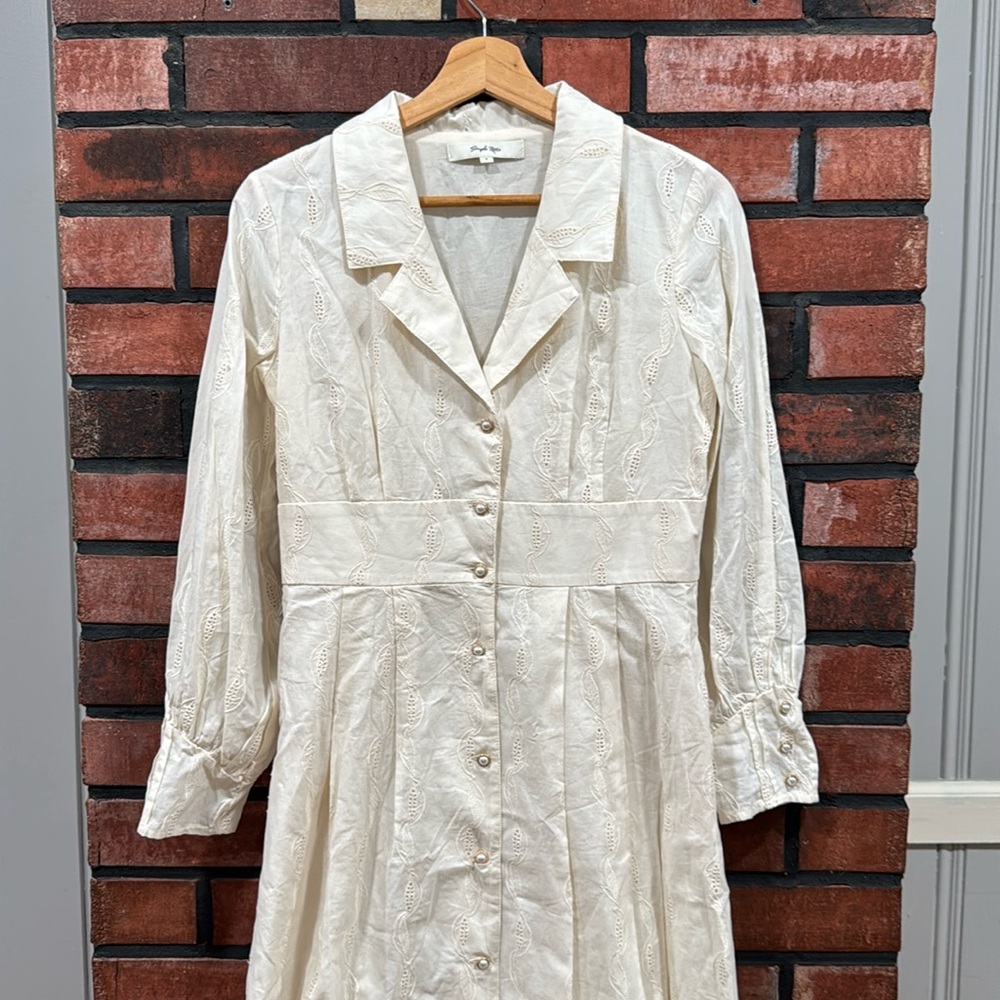 Simple Retro midi Dress - Picture 3 of 9